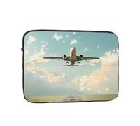 Airplane Print Laptop Sleeve 17 inch, Ultra-Thin Computer Bag Notebook Computer Tablet Laptop Bag for Office Daily Commute