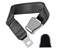 Airplane Seat Belt Extender, 6-32 inches Adjustable, with 45 Steel Buckle Clip 20-80CM, for Pregnant Woman or Fat Man Airport essentials
