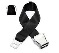 Airplane Seat Belt Extender, Adjustable 8-33 Inch Plane Seatbelt Extension, Airport Essentials Seat Belt Extension, Universal Adjustable Aircraft Safety Belt Fits Pregnant Obese with Storage Bag
