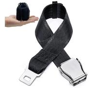 Airplane Seat Belt Extender, Plane Seat Extender Belts, Plane Seatbelt Extension, 6-32 Inches Adjustable Airplane Seat Extender Belts with Velvet Bag, E-11 Safety Certified Aeroplane Essentials