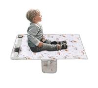 Airplane Seat Extender for Children - Portable Travel Bed with Soft Velvet Hammock, Lightweight Footrest | Comfortable Solution for Children for Flights, Holidays, Festivals, Outdoor Travel