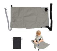 Airplane Seat Extension - Foldable Airplane Footrest for Children, 3 Height Positions, Non-Slip Bottom Padding, Inflatable Support | A