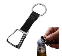 Airplane Seatbelt Bottle Opener Keychain - Funny Airplane Gift - Opens Any Bottled Drink - Fun Novelty Aviation Gift for Pilots and Flight Attendants