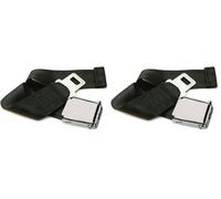 Airplane Seatbelt Extender (7-24") - FITS All Airlines (Except Southwest) - Free Carry Case! (Pack of 2)