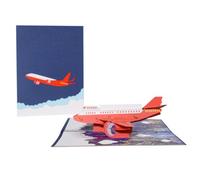 Airplane Skyward Sprint 3D Pop-Up Greeting Card