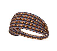 Airplane Sunset Sky Print Ultra-Soft Elastic Headband Breathable Sports Stretchable Yoga Running Gym Travel