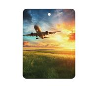 Airplane Taking Off From The Airport Car Air Freshener Ocean Scent Long Lasting Tablets for Auto Hanging Fragrance