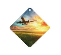 Airplane Taking Off From The Airport Car Air Freshener Ocean Scent Long Lasting Tablets for Auto Hanging Fragrance