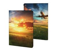 Airplane Taking Off From The Airport Tablet Case for iPad 10th Generation/9th Generation/8th Generation/7th Generation