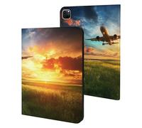Airplane Taking Off From The Airport Tablet Case for iPad 10th Generation/9th Generation/8th Generation/7th Generation