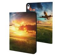 Airplane Taking Off From The Airport Tablet Case for iPad 10th Generation/9th Generation/8th Generation/7th Generation