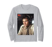 Airplane! Ted Striker Sweating in The Cockpit Long Sleeve T-Shirt