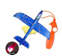 Airplane Toys, LED Foam Throwing Foam Plane, Flying Toy For Kids, Gifts For 3 Outdoor 5 4 Toys 6 Old Boy, Year 7 Sport Birth