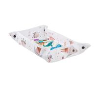 Airplane Tray Cover Kids | With Storage Compartment Waterproof Cartoon Pattern,Travel Tray Cover for Aircraft - For Use In Car, At The Dining Table, While Traveling, Eating, Games And Learning Act