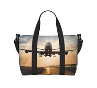 (Airplane) Waterproof Lightweight Hand Travel Bag - Large Carry-On for 3-5 Day Trips | Air Travel, Sports, Weekend Use | Men & Women (1-Pack)
