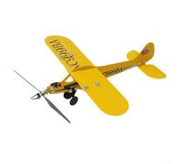 Airplane Weathervane Windmill, Metal Aircraft Modeling Windmill, Yellow Weather Vane Windmills, For Garden,Deck,Yard