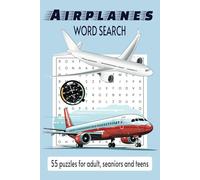 Airplane Word Search: A High-Flying Puzzle Book for Aviation Enthusiasts