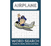 Airplane Word Search Book: Word Searches about Aeroplanes, Travel, Aviation and More | 6x9 inches, 110 Pages | 50+ Puzzles | Best Gift for Vactions and Holidays