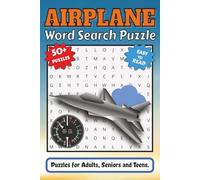 Airplane Word Search Puzzle Book: Word Searches with Easy to Read Print about Airplane, Aviation, Aircraft and More | 6x9 inches, 110 pages | 50+ ... Gift for Vacations, Holidays and Free Times