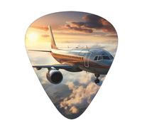 Airplanes are soaring Printed guitar picks - three thicknesses: thin, medium and thick, suitable for electric guitar, bass and ukulele.
