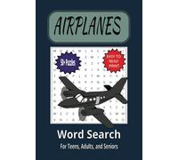 Airplanes Word Search Puzzle Book: Word Searches with Easy to Read Print about Airplanes, Airplane Parts, Airplane Terms and More | 6x9 inches | 50+ ... for Holidays, Vacations, or Lesiure Time.