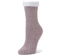 Airplus Double-Layer Spa Socks with Aloe Vera Infused Thermal Lining & Anti-Slip Sole, Cosy Unisex Socks for Ultimate Home Relaxation & Wellness, Grey, UK Size 4-8