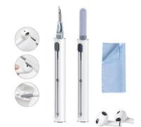 Airpod Cleaner Kit, Earbud Cleaning Kit for Airpods Pro 1 2 3,Multi-Function Cleaning Pen with Soft Brush Flocking Sponge, Suitable for Bluetooth Headset, Charging Box, Mobile Phone,Earbud (1Pcs)