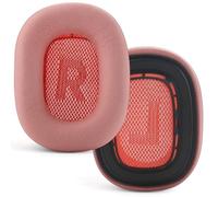 Airpod Max Ear Cushions Replacement Ear Pads Cushions Compatible with Apple AirPods Max Headphones Mesh Fabric Ear Pads with Noise Isolation Memory Foam Airpod Max Ear Covers (Pink)
