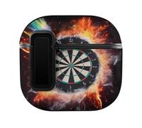 AirPods 4 Case Dart Board Ear Bud Case with Hanging Rope Hole