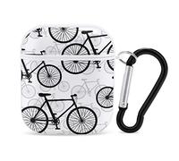 Airpods Case Bicycle Bikes Pattern Airpod Hard Case Cover Headphone Cases For Apple Airpods1 Airpods2