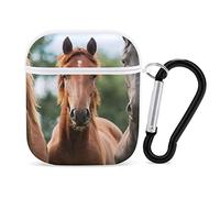 Airpods Case Brown Horse Airpod Hard Case Cover Headphone Cases For Apple Airpods1 Airpods2