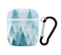Airpods Case Winter Forest Landscape Airpod Hard Case Cover Headphone Cases For Apple Airpods1 Airpods2