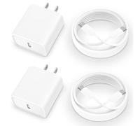 Airpods Charger USB-C Fast Charging, 2Pack 20W USB C Airpods Pro 2nd Charging Cord, 2pack USB C to USB C 6.6Ft Cable for iPhone 15 Charging Cord Power Adapter for iPad Pro AirPods Pro Wireless Earbuds