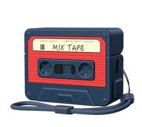 AirPods Pro 2 Case Cover, KOREDA Funny Cassette Tape Design Case for Airpods Pro 2nd Generation/1st Generation (2023/2022/2019), Cute Cartoon Fashion Silicone Protective Case for Women Men (Blue)