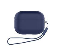 Airpods Pro 2 Case Soft Silicone Protective Case Cover Compatible with Apple AirPods Pro 2nd Generation Case 2022 Front LED Visible (Dark Blue)
