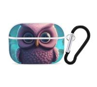 AirPods Pro 2nd Generation Case, Cute Owl AirPods Pro 2 Case Cover Skin Protective Hard Case Cover Shockproof Portable iPod Pro Cases with Keychain for Girls Women Men