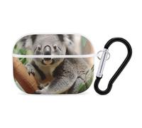 AirPods Pro 2nd Generation Hard Protective Case Cover for Women Men Cute Koala AirPods Pro Case Accessories with Keychain