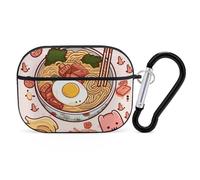 AirPods Pro 2nd Generation Hard Protective Case Cover for Women Men Delicious Sweet Ramen AirPods Pro Case Accessories with Keychain