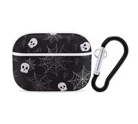 AirPods Pro 2nd Generation Hard Protective Case Cover for Women Men Halloween Goth AirPods Pro Case Accessories with Keychain