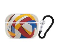 AirPods Pro Case Abstract Elements of Physical Activity AirPods Pro 2/ProProtective Case Accessory with Keychain Shockproof Full Protective Cover Supports Wireless Charging