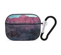 AirPods Pro Case Cove Grand Canyon AirPods Pro 2/Pro Protective Case Accessory Front LED Visible Supports Wireless Charging with Keychain