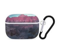 AirPods Pro Case Cove Grand Canyon AirPods Pro 2/Pro Protective Case Accessory Front LED Visible Supports Wireless Charging with Keychain