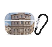 AirPods Pro Case Cove Italian Small Town AirPods Pro 2/Pro Protective Case Accessory Front LED Visible Supports Wireless Charging with Keychain