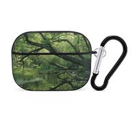 AirPods Pro Case Cover, an Ancient Swamp Earbud Case Shock-Proof PC Skin Full Protective Cover Compatible for 2nd 1st Generation,Supports Wireless Charging with Durable Carabiner