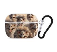 AirPods Pro Case Cover with Keychain A Flock of Ostriches AirPods Pro 2nd Generation Protective Cover for Women/Men
