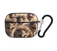 AirPods Pro Case Cover with Keychain A Flock of Ostriches AirPods Pro 2nd Generation Protective Cover for Women/Men