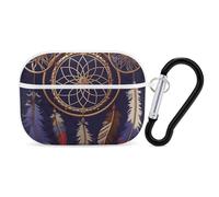 AirPods Pro Case Cover with Keychain American Dream Catcher AirPods Pro 2nd Generation Protective Cover for Women/Men