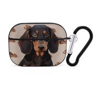 AirPods Pro Case Cover with Keychain Dachshund Dog AirPods Pro 2nd Generation Protective Cover for Women/Men