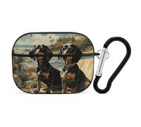AirPods Pro Case Cover with Keychain Dachshund Dog Bento AirPods Pro 2nd Generation Protective Cover for Women/Men