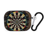 AirPods Pro Case Cover with Keychain Dart Board AirPods Pro 2nd Generation Protective Cover for Women/Men